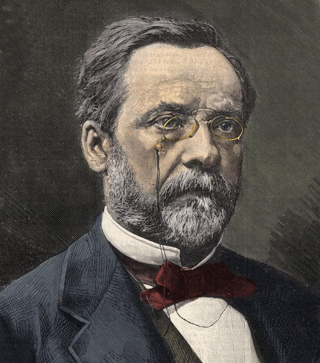Porträtt av Louis Pasteur (1822-1895), engelsk kemist och mikrobiolog av French School