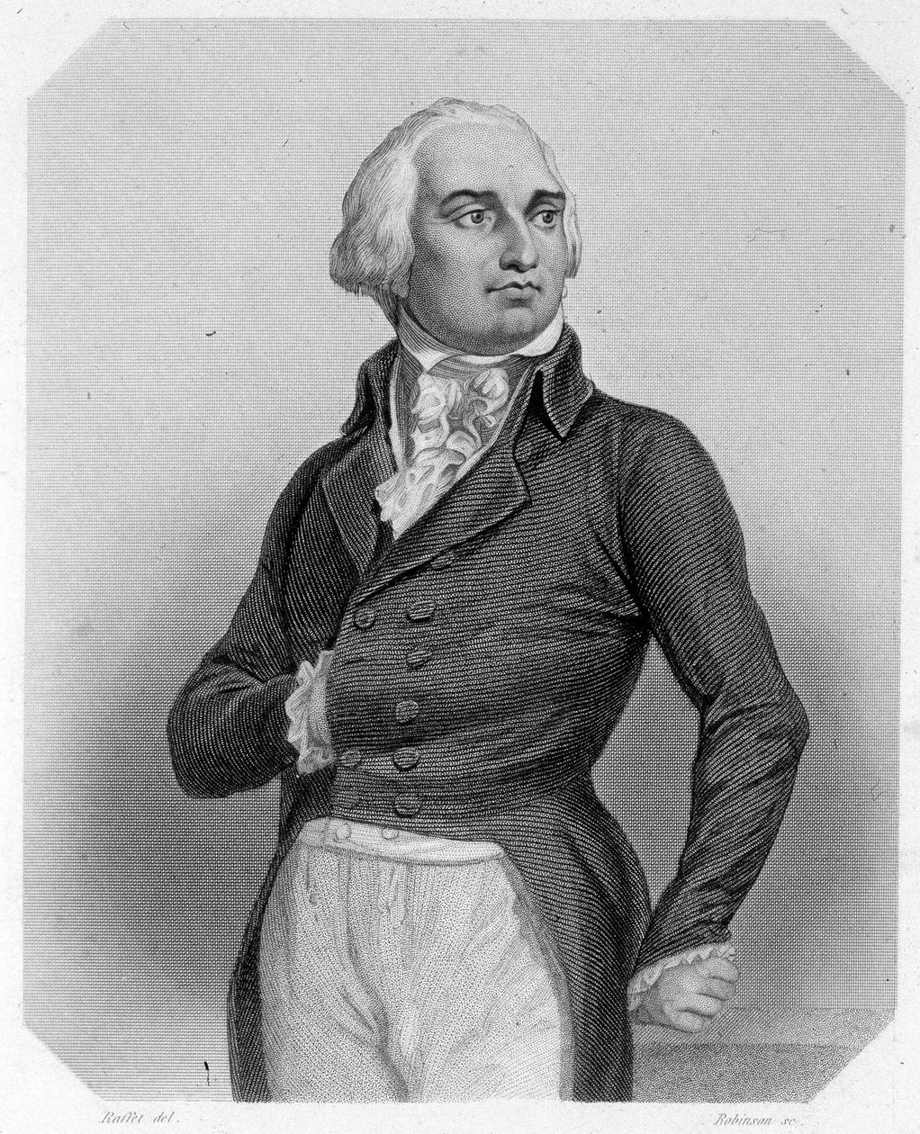 Porträtt av Ludvig Filip II Josef, hertig av Orléans och Chartres, känd som Philippe Egalité av French School
