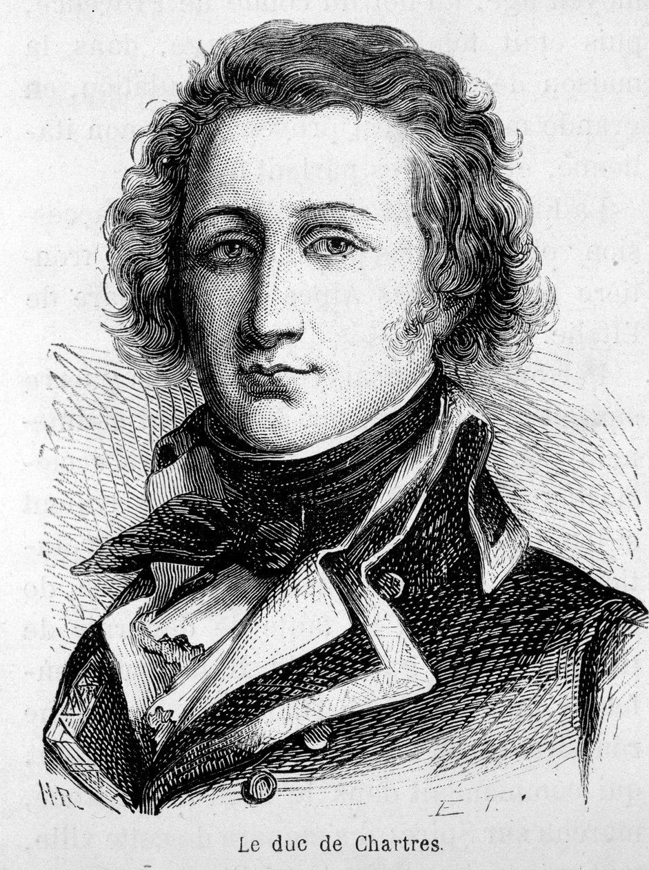 Porträtt av Louis Philippe II Joseph, hertig av Orléans och Chartres, känd som Philippe Egalité av French School