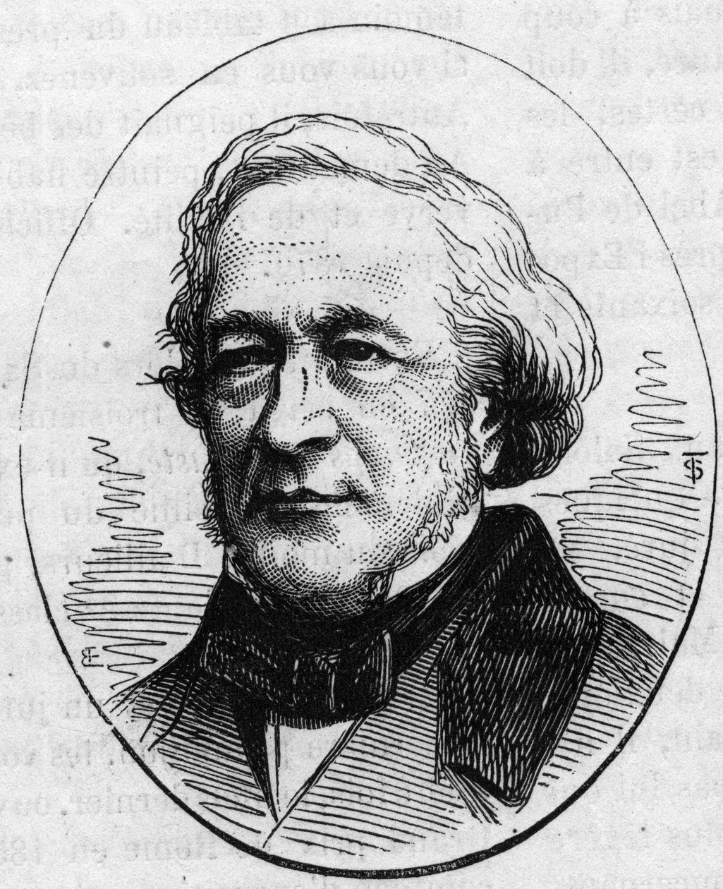 Porträtt av Louis Pierre Henriquel Dupont (Henriquel@-Dupont av French School
