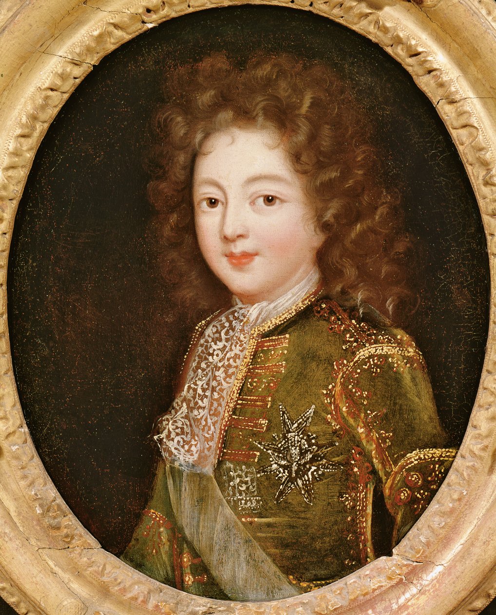 Porträtt av Ludvig av Frankrike (1682-1712) av French School
