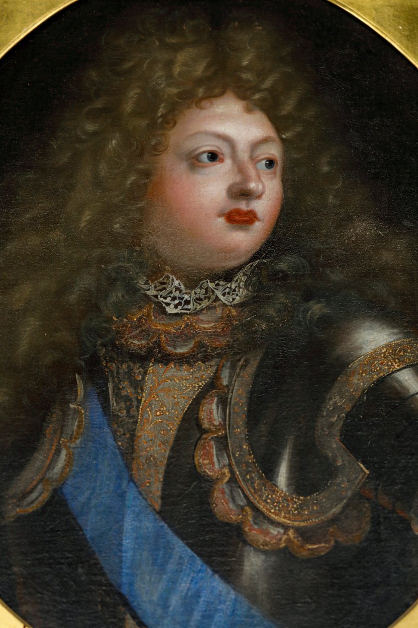 Porträtt av Louis le Dauphin (Delfinen Louis) av French School