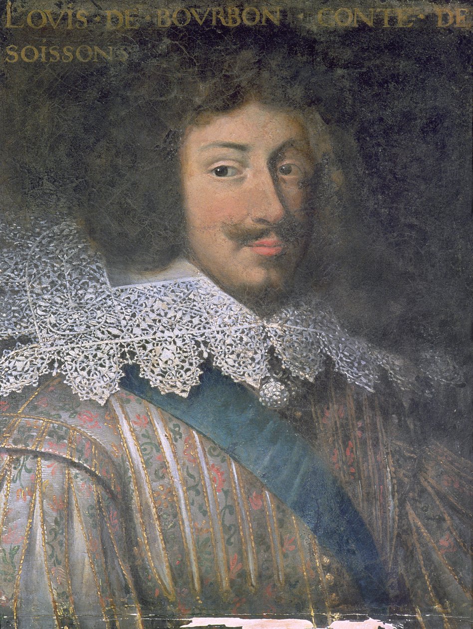 Porträtt av Ludvig av Bourbon (1604-41) greve av Soissons av French School