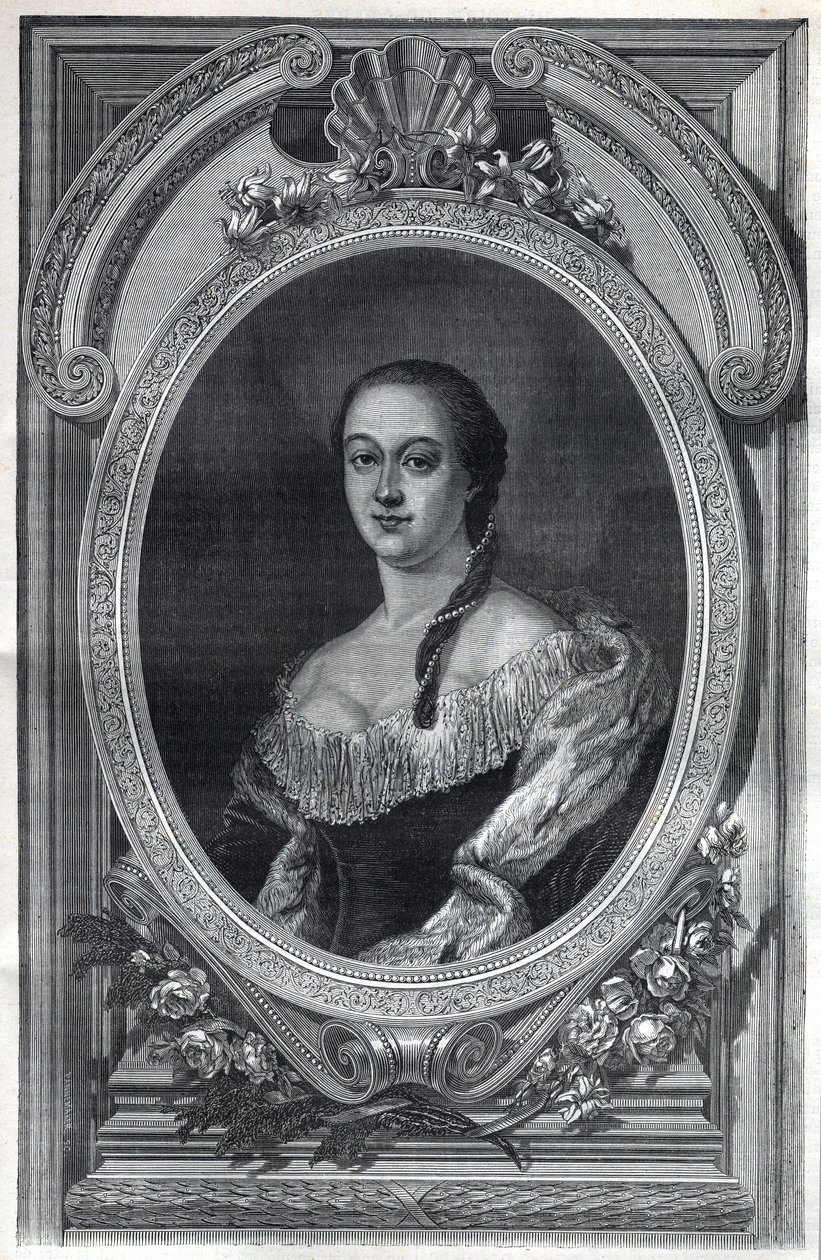 Porträtt av Lucrece Borgia (Lucrezia Borgia av French School