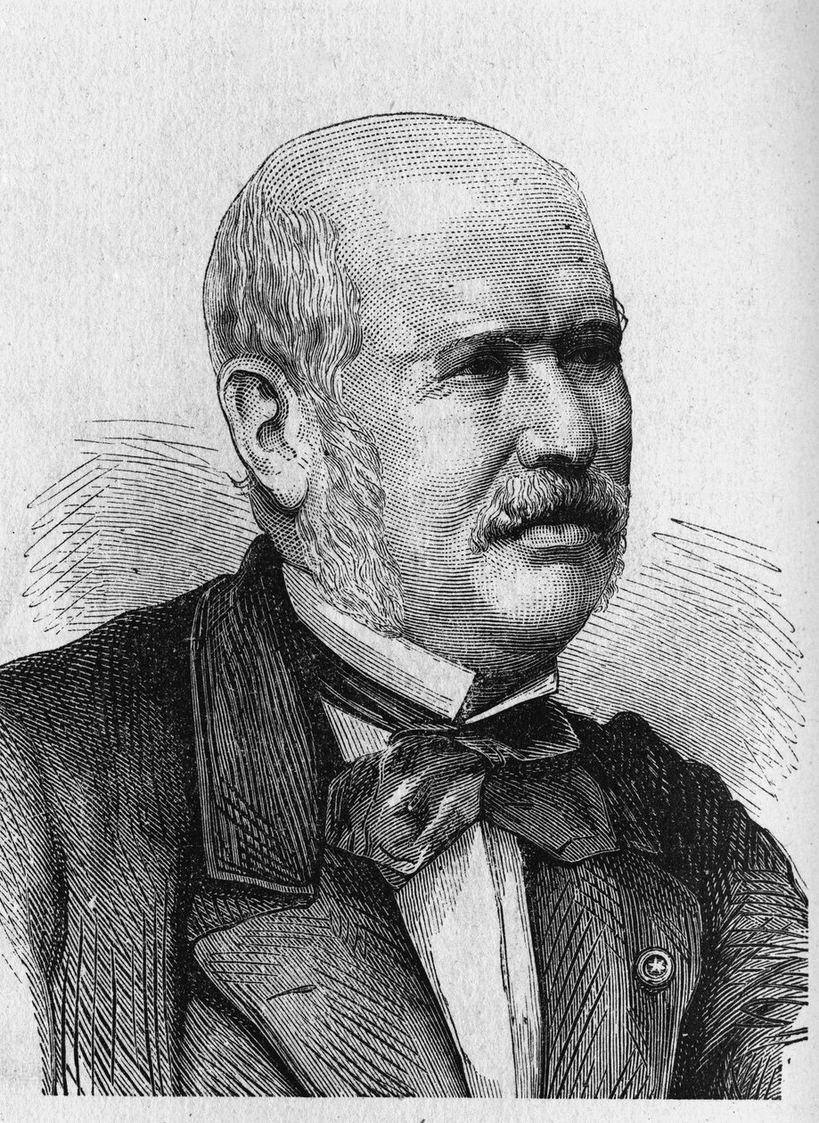 Porträtt av M.F.E. Belgrand (1810 - 1878) - i "" Album of Science; berömda forskare; Stora upptäckter””” 1896. av French School
