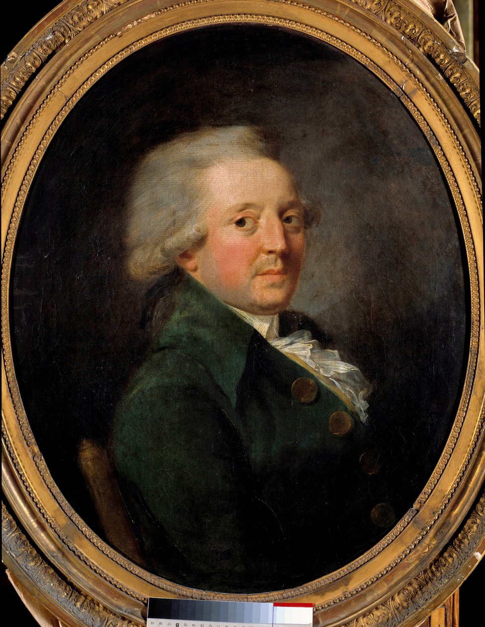 Porträtt av Marie Jean Antoine Nicolas de Caritat, Marquis de Condorcet (1743-1793), fransk filosof. Anonym fransk målning av French School