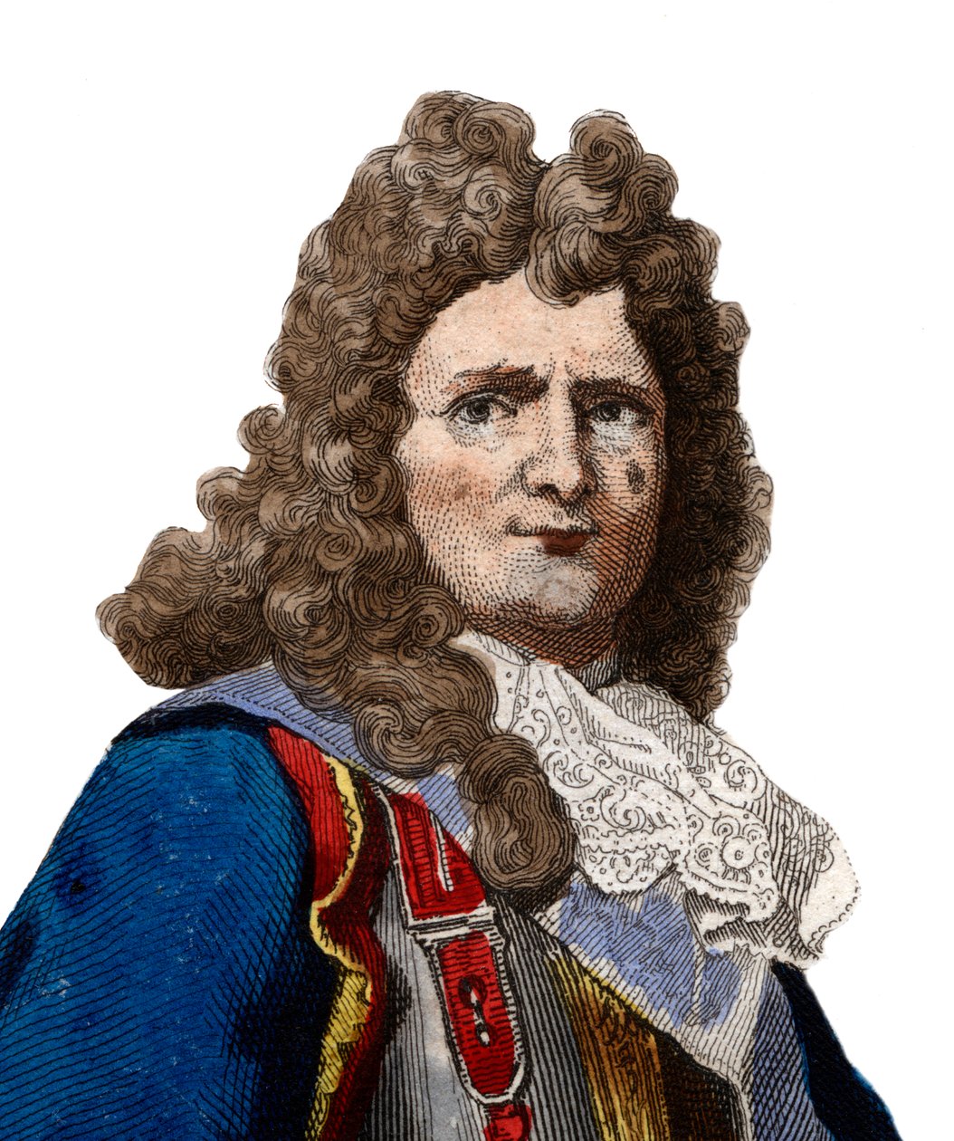 Porträtt av Marquis de Vauban (1633-1707), marskalk av Frankrike. av French School