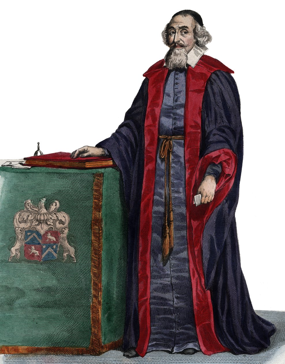 Porträtt av Mathieu Mole (1584-1656), fransk statsman. av French School