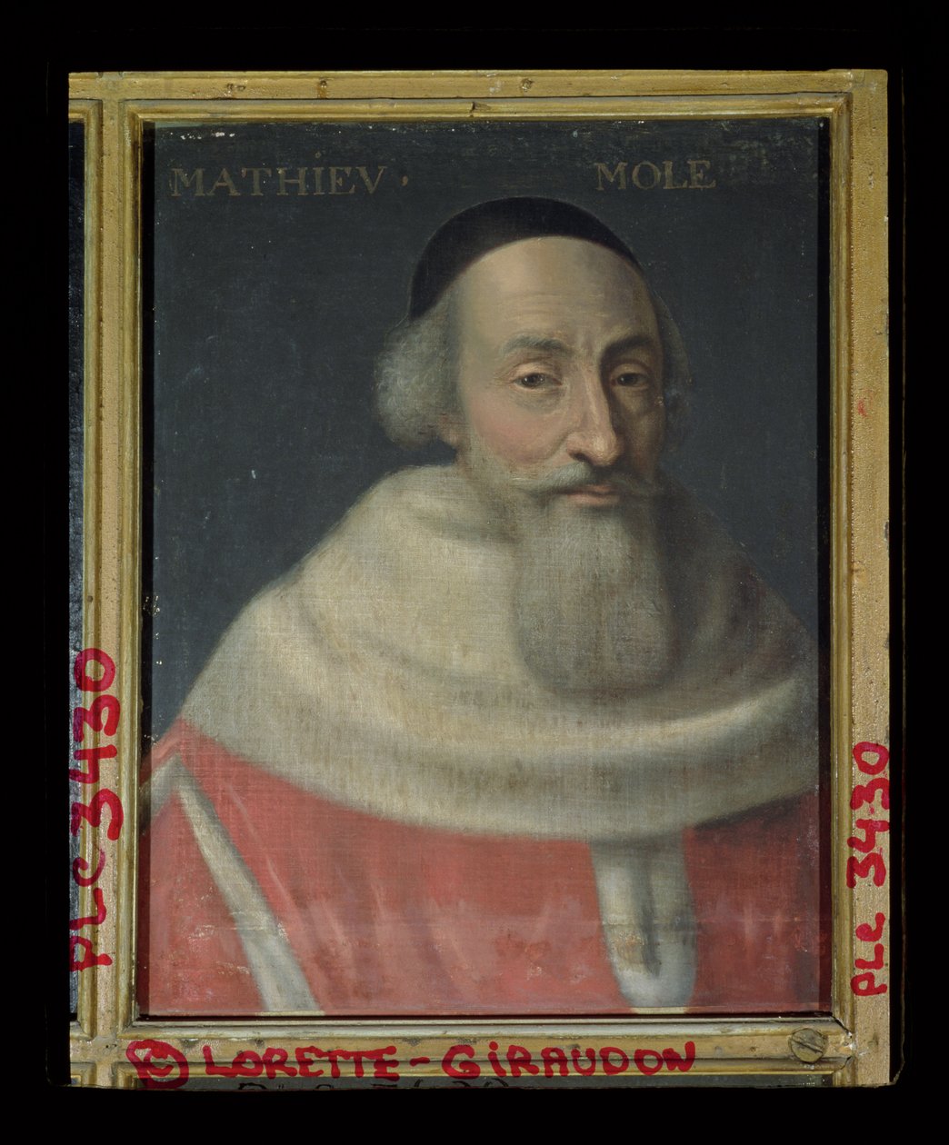 Porträtt av Mathieu Mole (1584-1656) Lord of Champlatre av French School