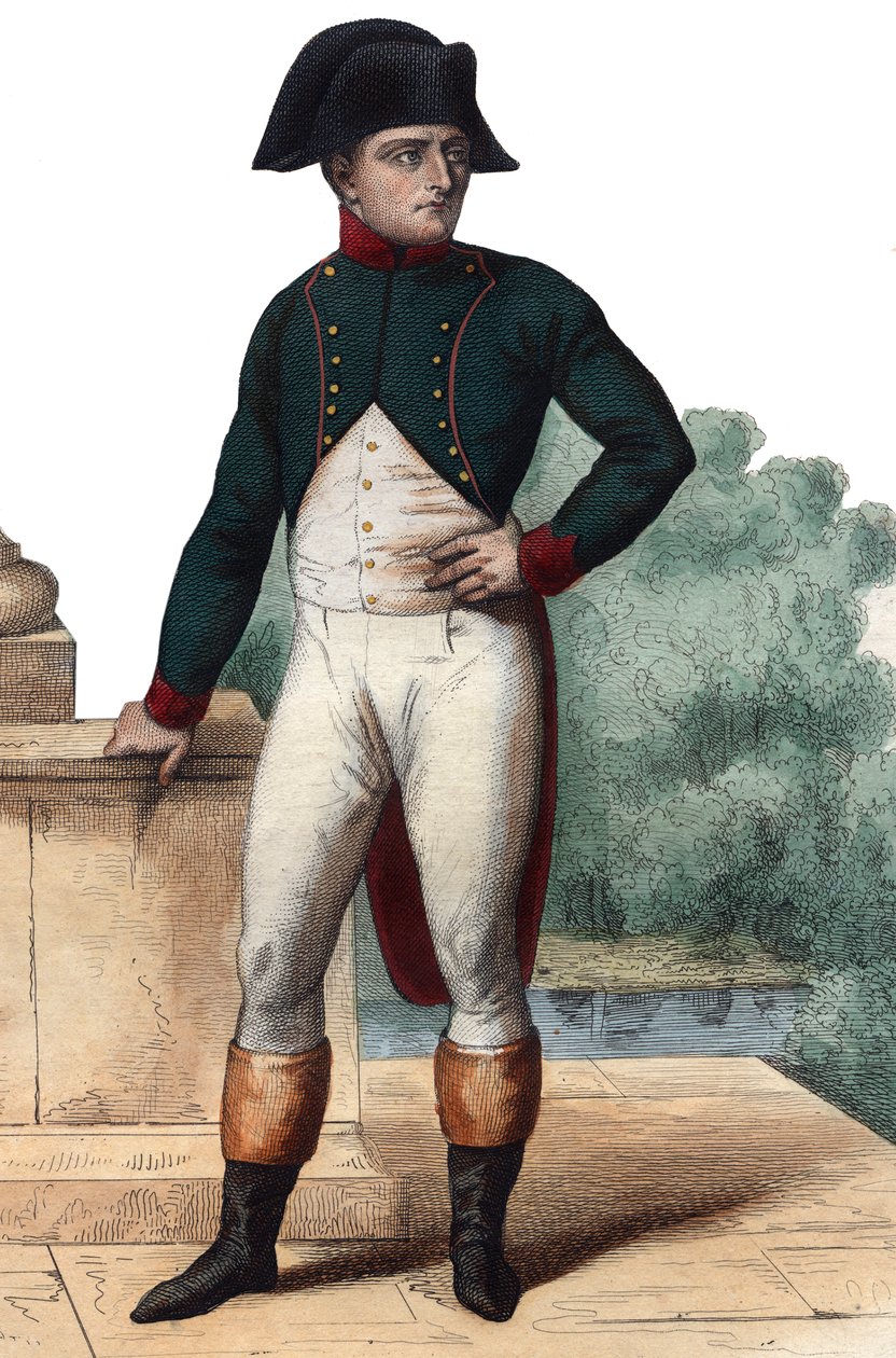 Porträtt av Napoleon Bonaparte (1768-1821) som förste konsul. av French School