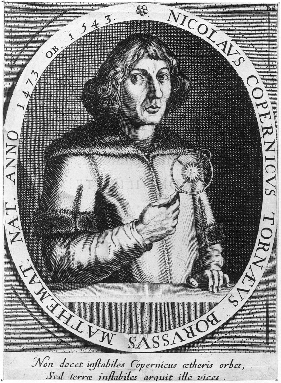 Porträtt av Nicolas Copernicus (1473-1543) av French School
