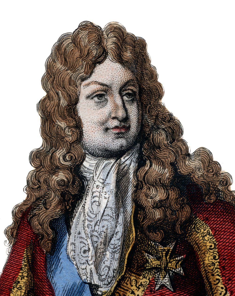 Porträtt av Philippe II, hertig av Orleans (1674-1723). av French School