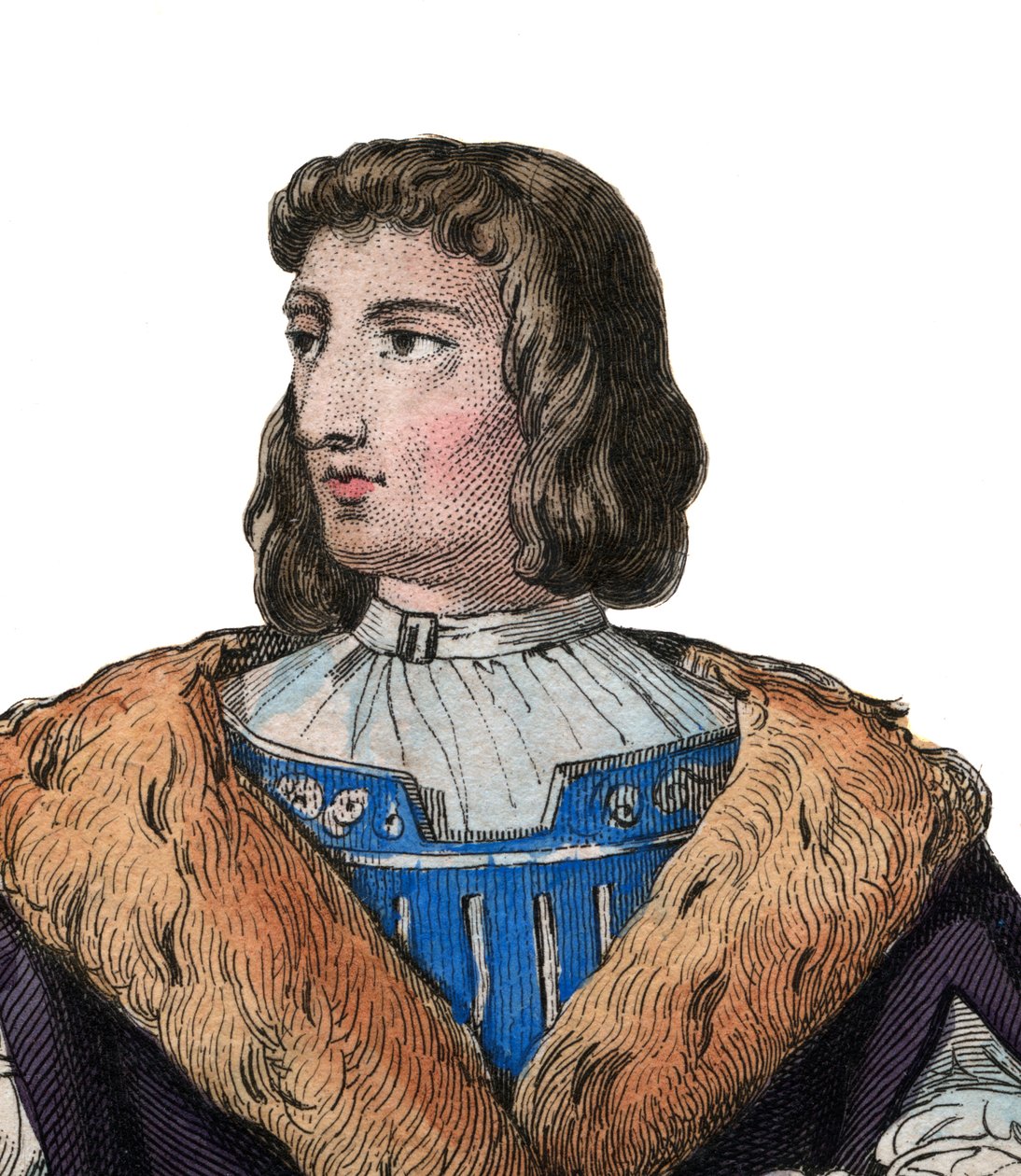Porträtt av Philippe de Commines (1447-1511), fransk författare och diplomat. av French School