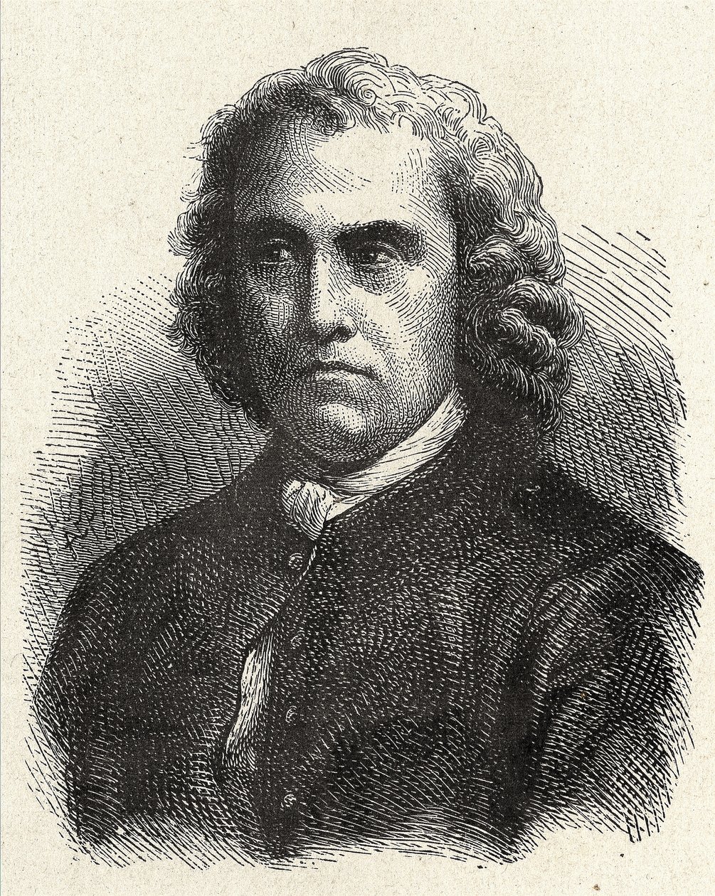 Porträtt av Pierre Charles Le Monnier, fransk astronom (1715 - 1799) - i "" Album de la Science; berömda vetenskapsmän; Stora upptäckter””” 1896. av French School