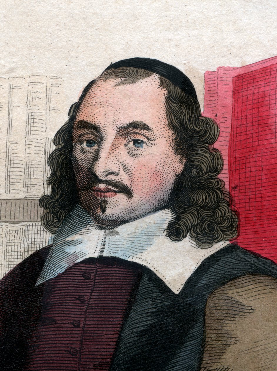 Porträtt av Pierre Corneille (1606-1684), fransk dramatiker. av French School