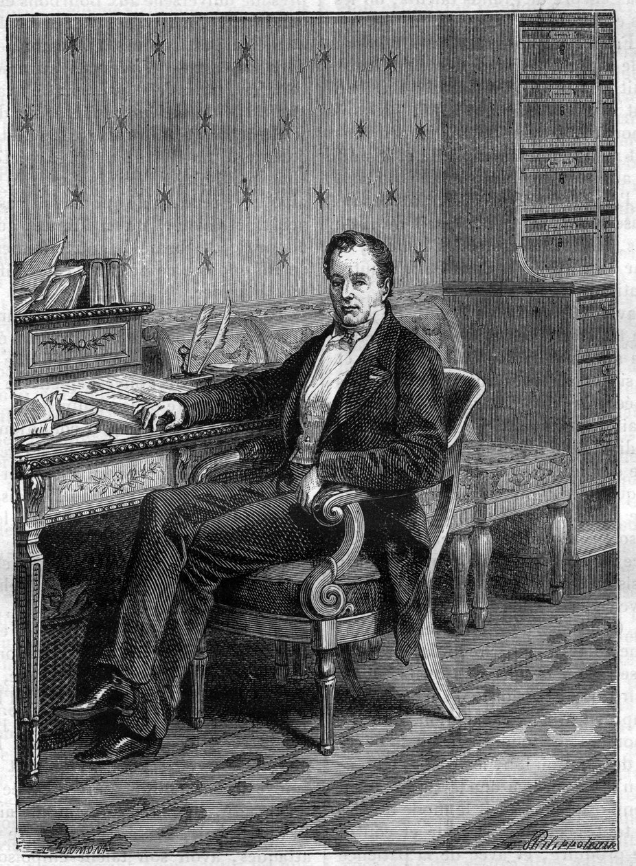 Porträtt av Pierre Paul Royer-Collard (Royer Collard av French School
