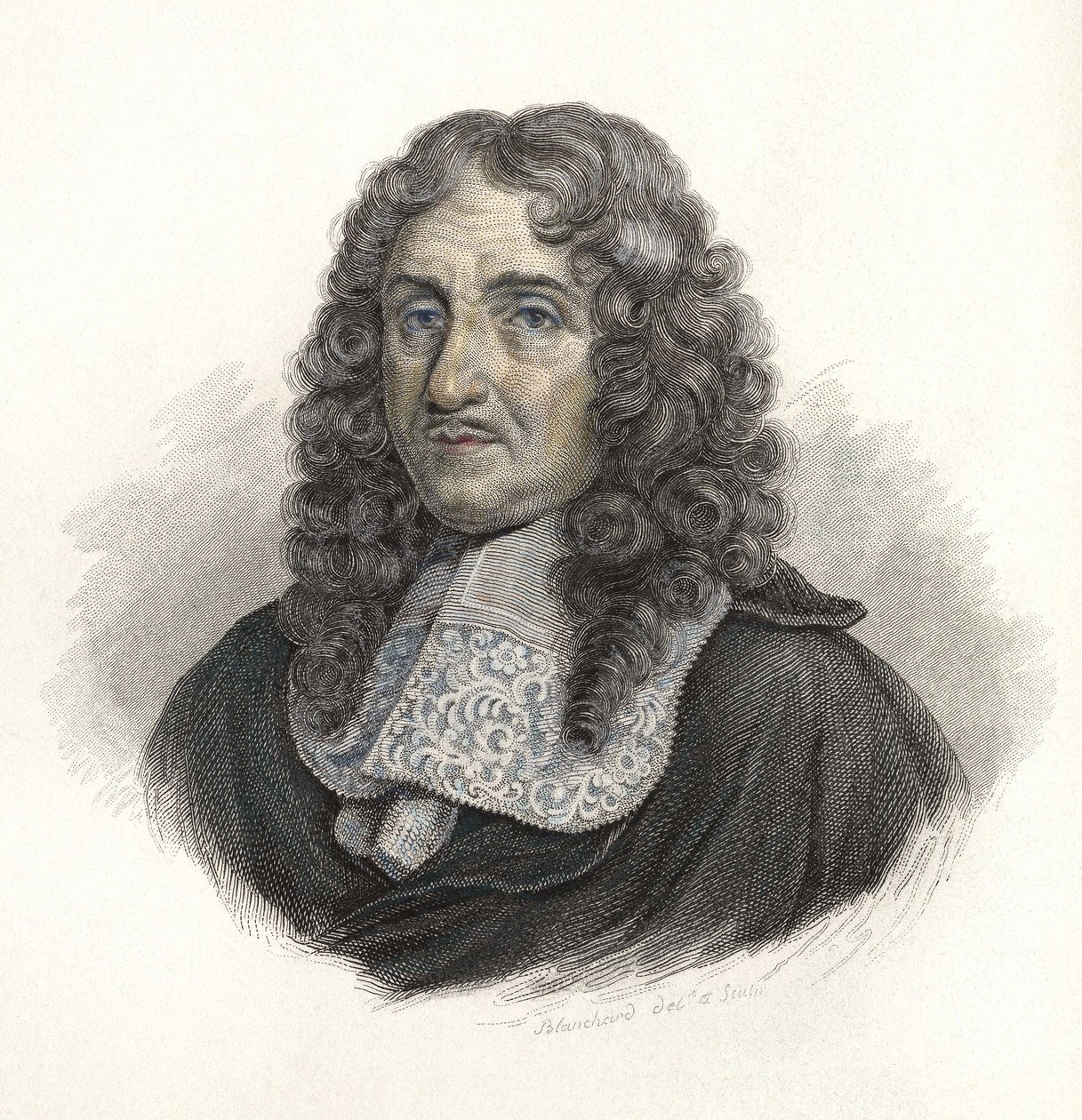 Porträtt av Pierre Paul de Riquet (1604-1680), fransk ingenjör. i "" Porträtt av användbara män"" av French School