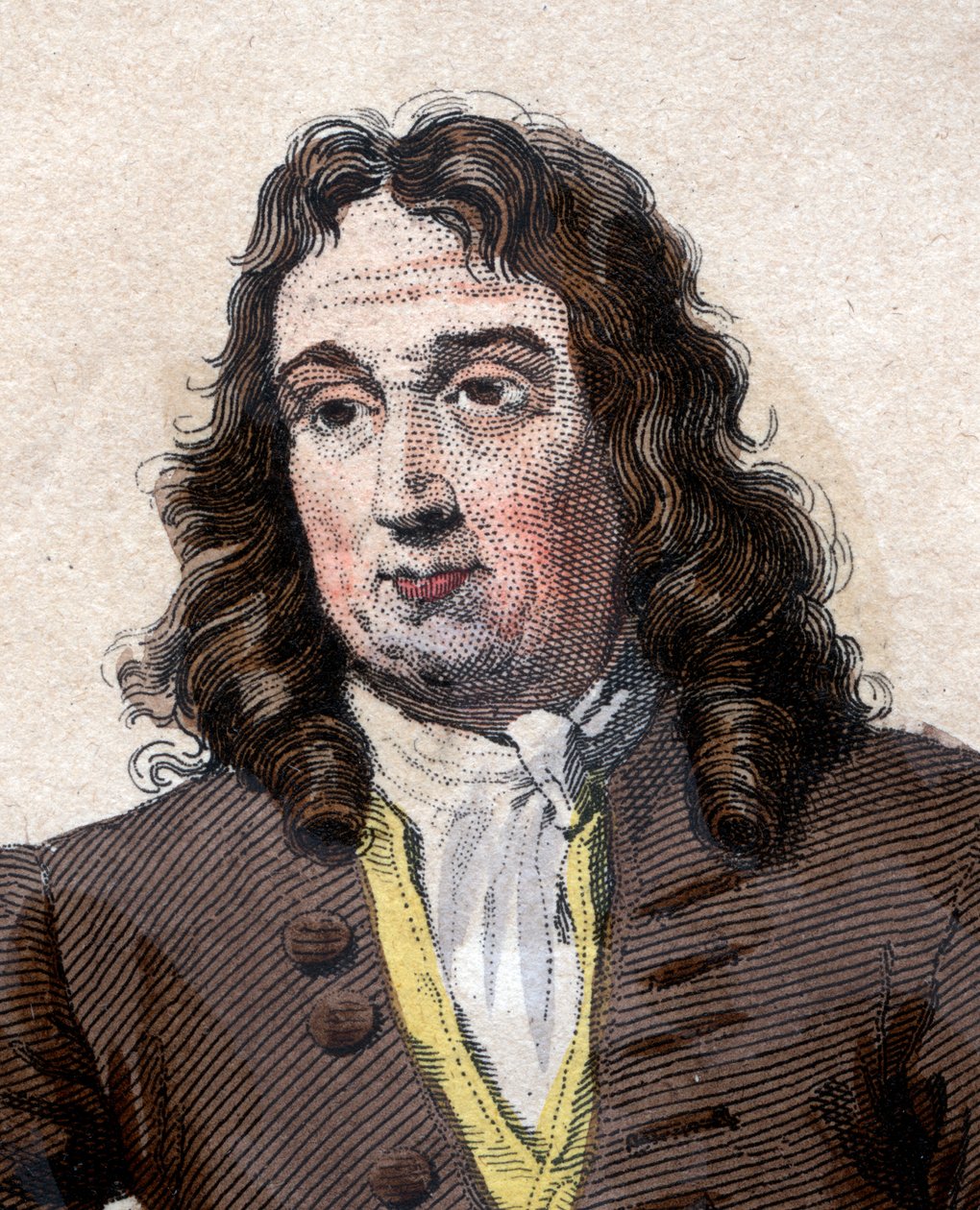 Porträtt av Pierre Puget (1620-1694), fransk målare, skulptör, arkitekt och ingenjör. av French School