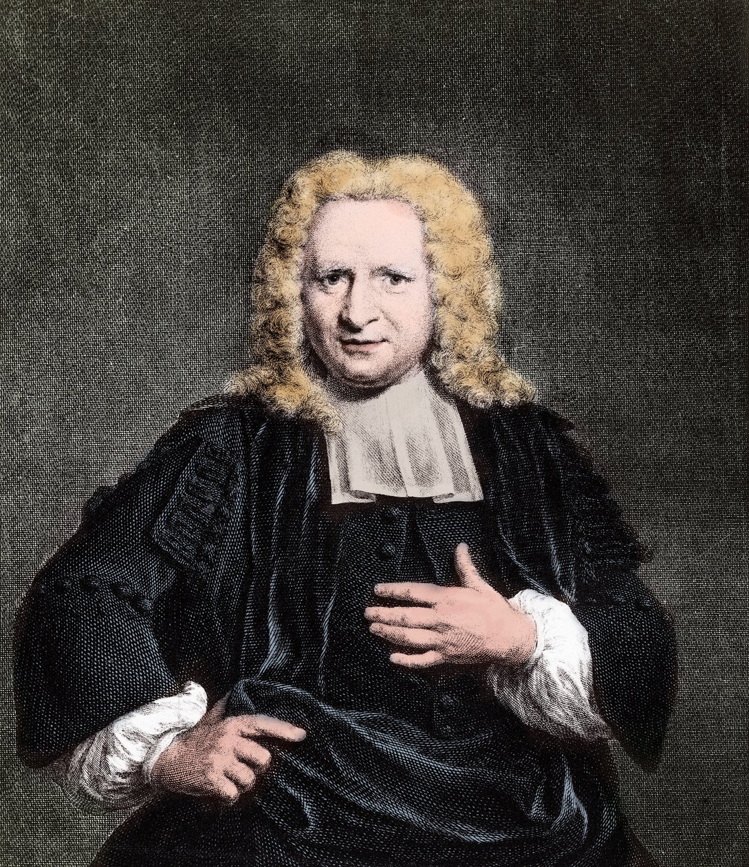 Porträtt av Pieter (Petrus, Pierre) Van Musschenbroek (1692-1761), holländsk matematiker och fysiker av French School