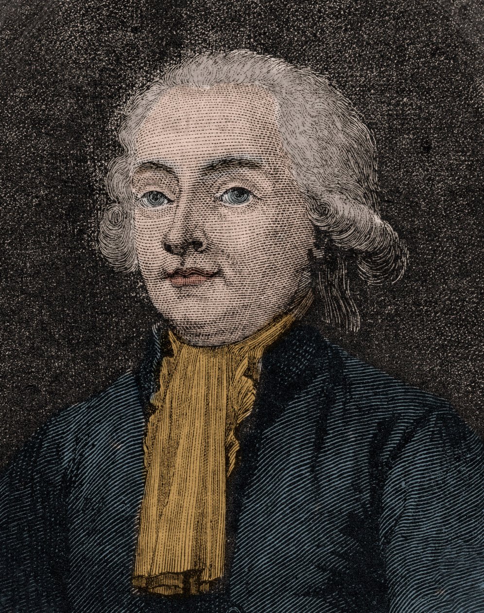 Porträtt av Rene Guy the Hatter Fransk politiker av French School