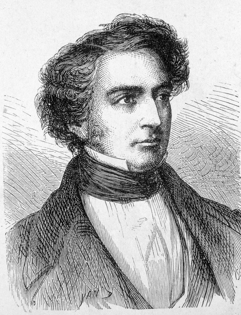 Porträtt av Robert Stephenson (1803 - 1859) - i "" Vetenskapens album; Illuströsa forskare; Stora upptäckter””” 1896. av French School