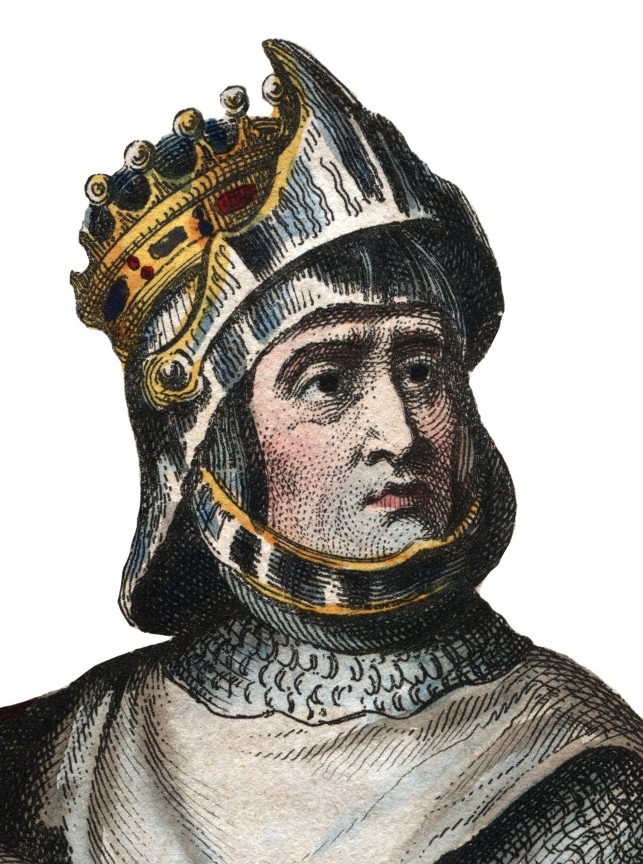 Porträtt av Robert de Hauteville känd som Guiscard (1015-1085), hertig av Apulien och Kalabrien. av French School