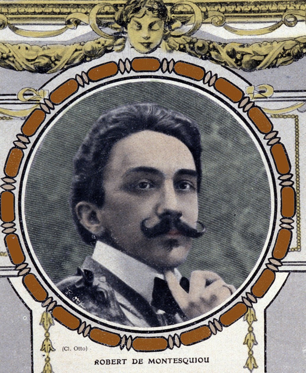 Porträtt av Robert de Montesquiou (1855-1921), fransk författare. av French School