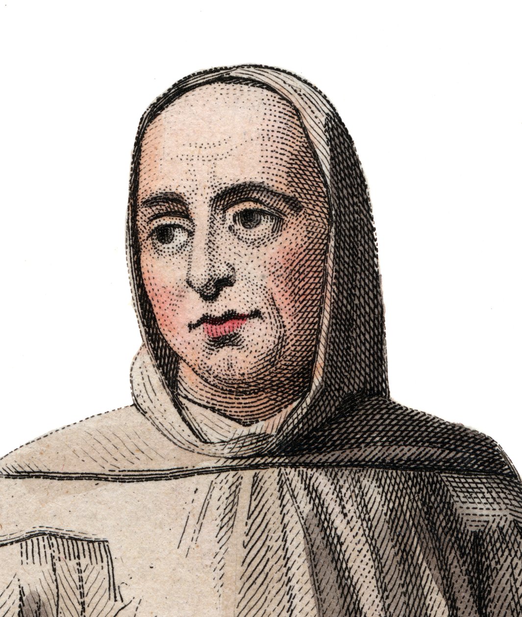 Porträtt av Suger (abbe Suger) (1081-1151), fransk abbot och historiker. av French School