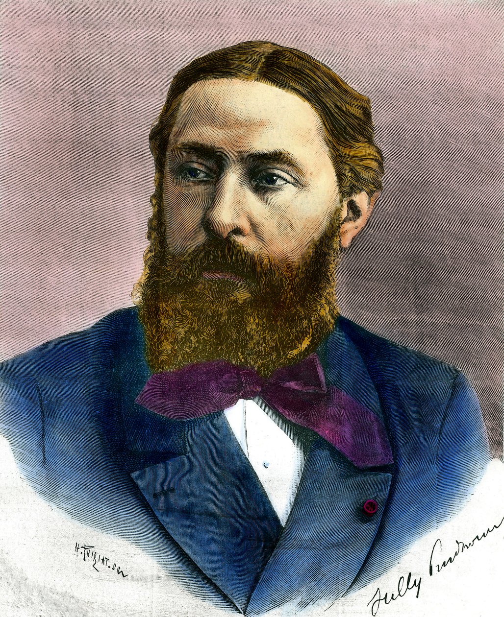 Porträtt av Sully Prudhomme (Armand Sully-Prudhomme dit) (Sully Prud