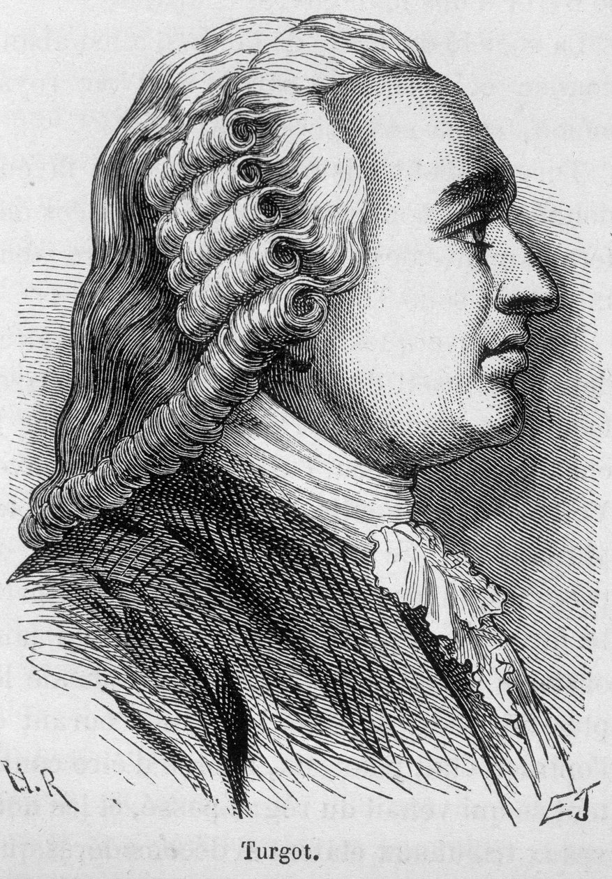 Porträtt av Turgot, Baron de l
