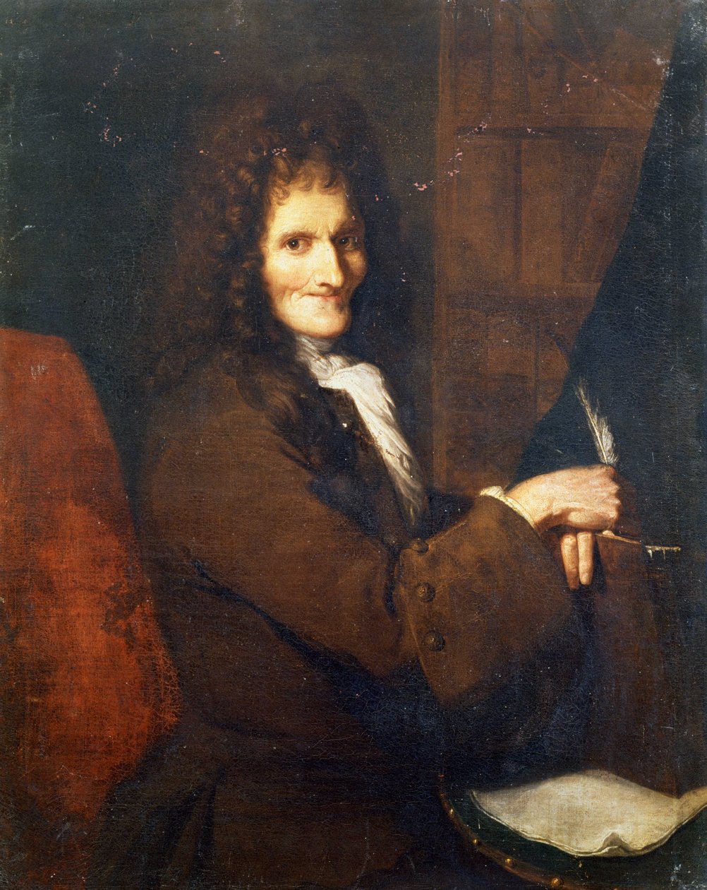 Porträtt av Voltaire (1694 - 1778) - Museet i Versailles, fransk skola på 1700-talet. av French School