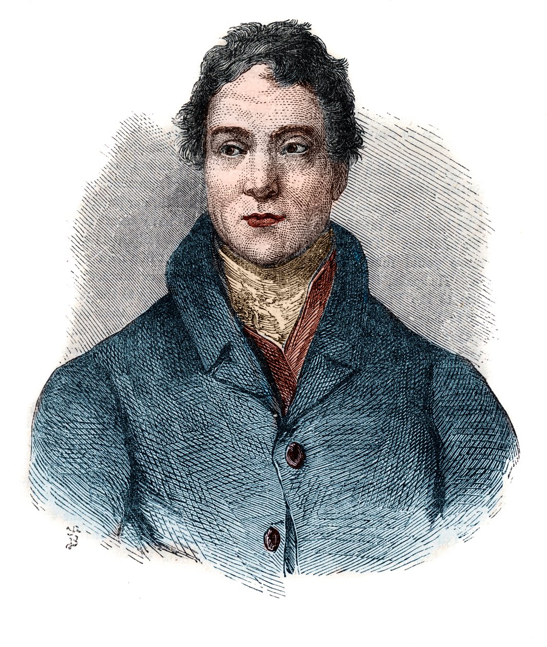 Porträtt av William Huskisson (1770-1830) var en brittisk statsman. av French School