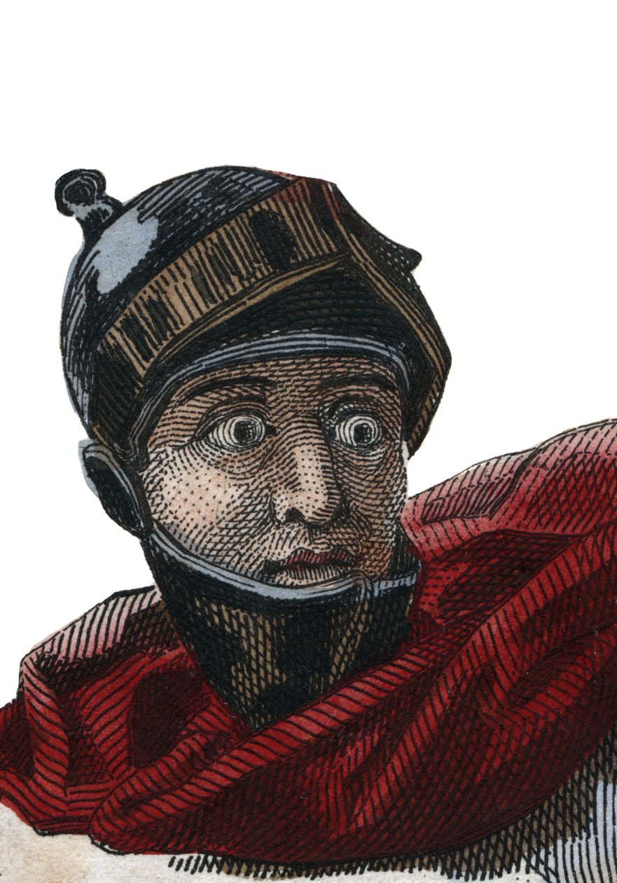 Porträtt av Vilhelm I Erövraren (1027-1087), hertig av Normandie och den förste normandiska kungen av England. av French School