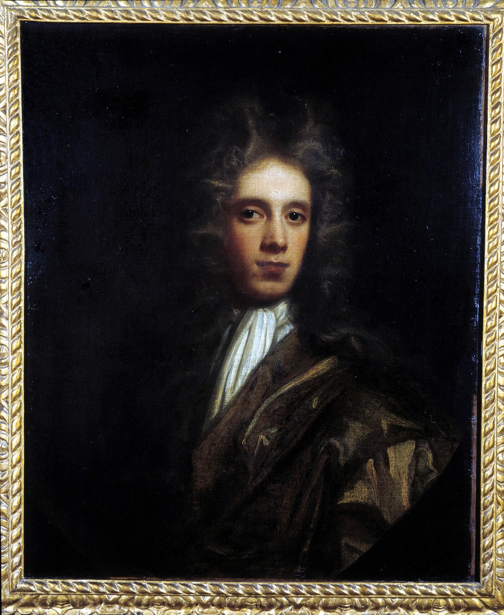 Porträtt av greve de la Garaye, staden Dinans samling. av French School