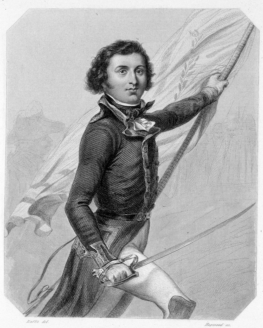 Porträtt av hertigen av Chartres och Orleans, som blev Louis-Philippe I (1773-1850), kung av fransmännen. I L