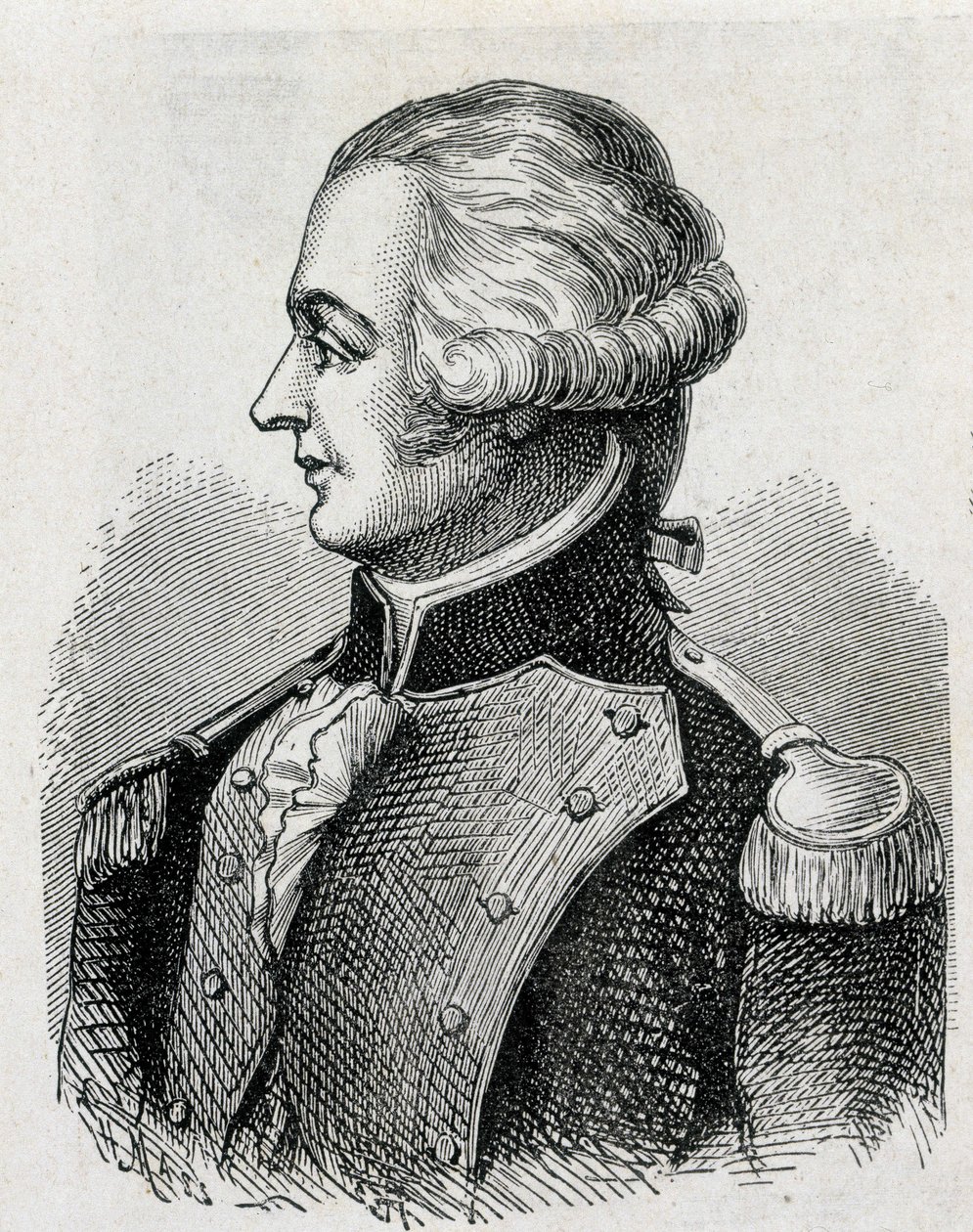 Porträtt av markisen de Jouffroy (1751 - 1832) - i "" Vetenskapens album; berömda forskare; Stora upptäckter””” 1896. av French School