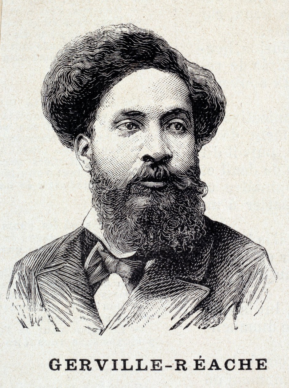 Porträtt av den radikale republikanske deputerade Gaston Gerville Reache (1854-1908) av French School