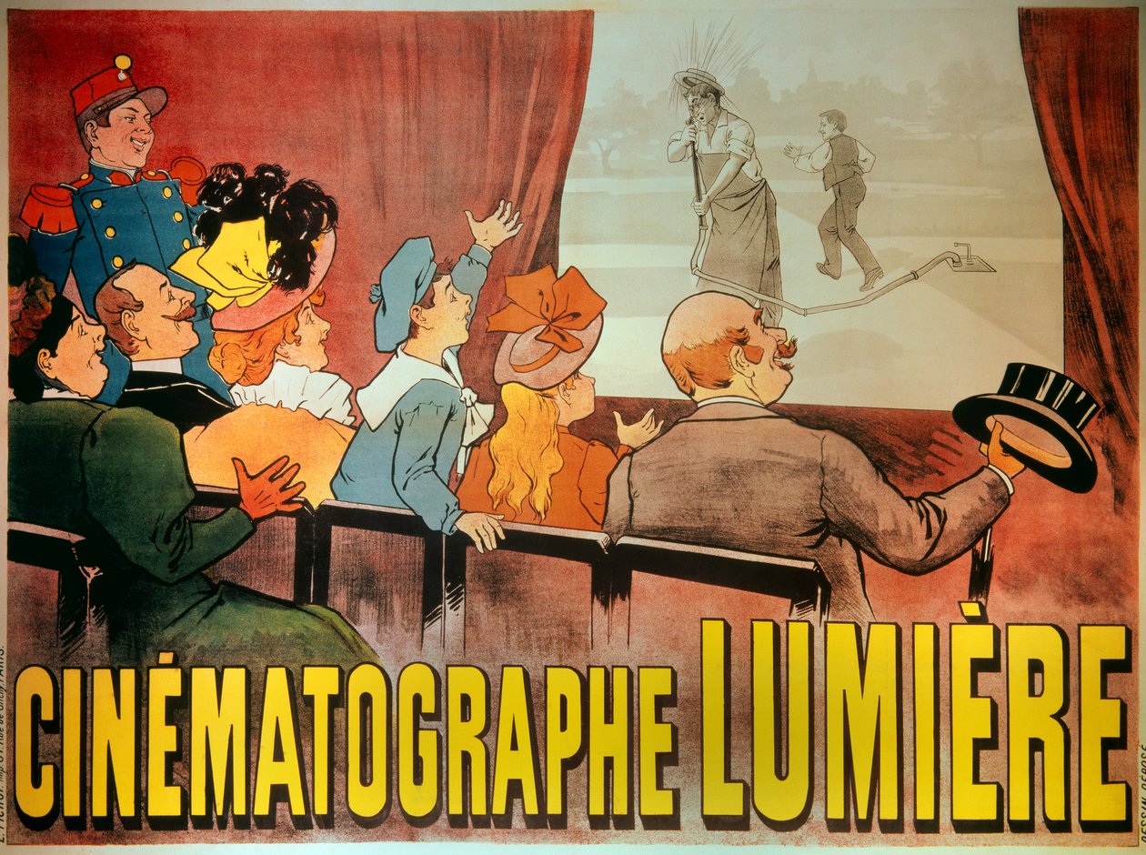 Affisch för bröderna Lumieres filmfotograf: "L