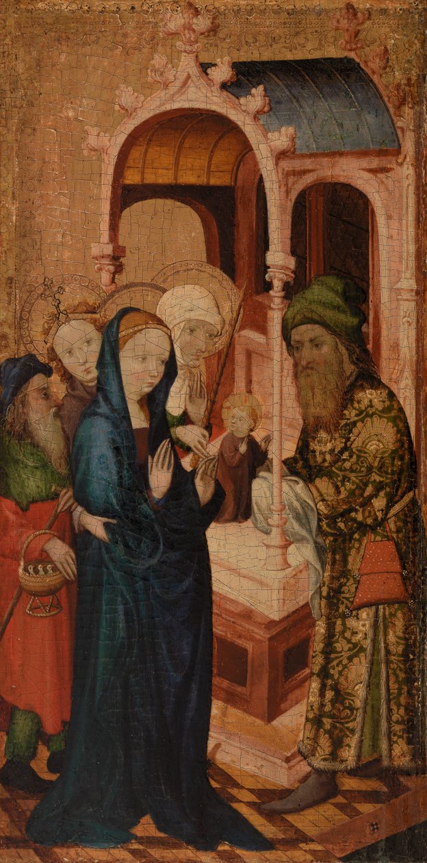 Presentation av Kristus i templet, 1400 av French School