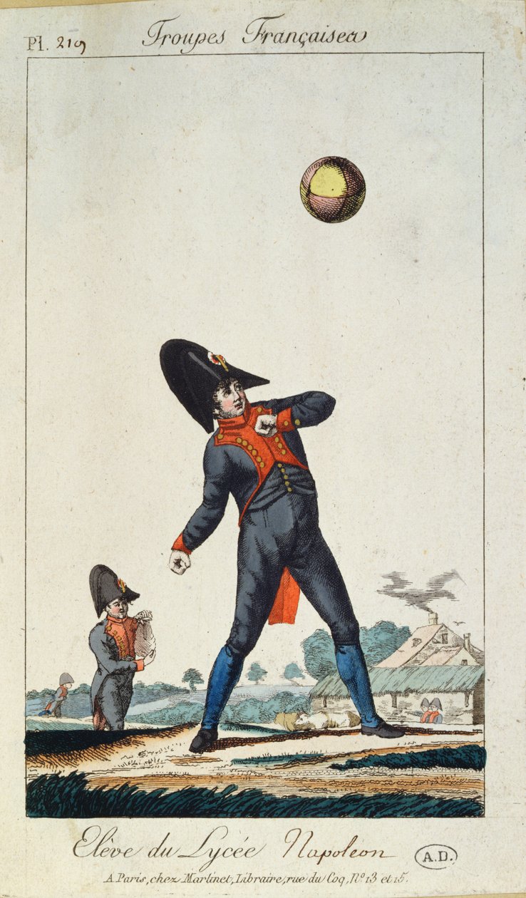 Elev från Lycee Napoleon, från Troupes Francaises, c.1805 av French School