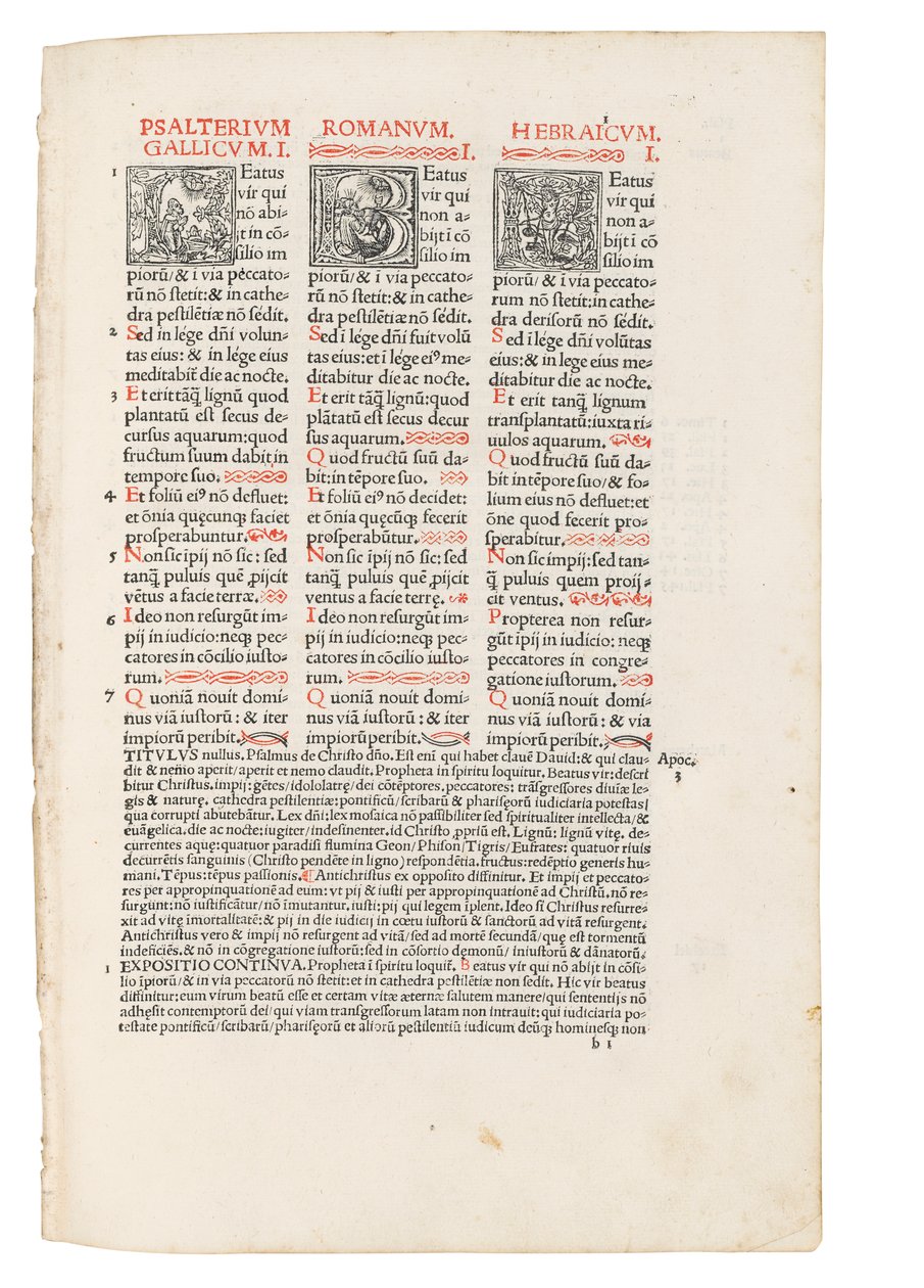 Quincuplex Psalterium, redigerad av Jacques Le Fèvre d