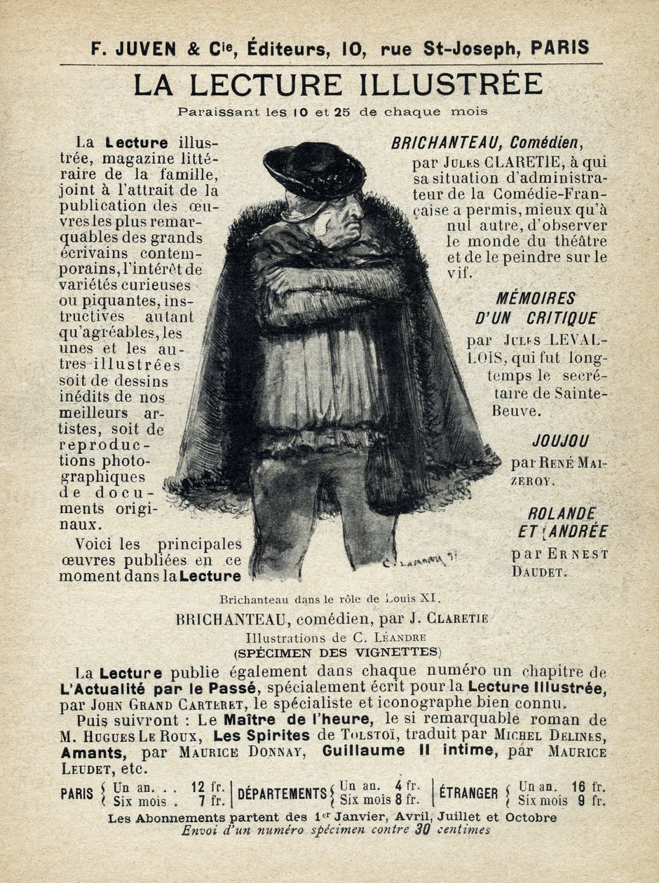 Läsning illustrerad. Publicerad i "Tales de Pantruche et d