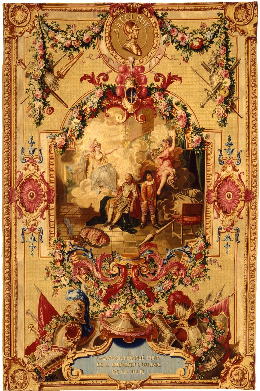 Regence Gobelins gobeläng med berättelsen om Don Quijote, 1717-18 av French School