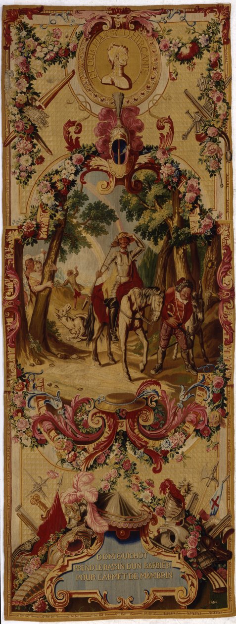 Regence Gobelins gobeläng med berättelsen om Don Quijote, 1717-18 av French School