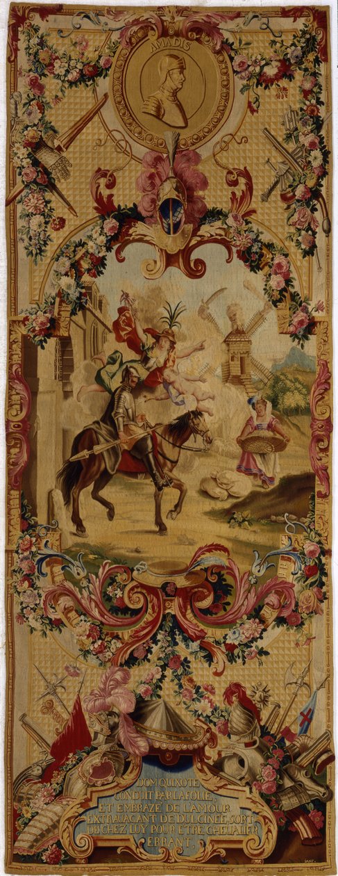 Regence Gobelins gobeläng med berättelsen om Don Quijote, 1717-18 av French School