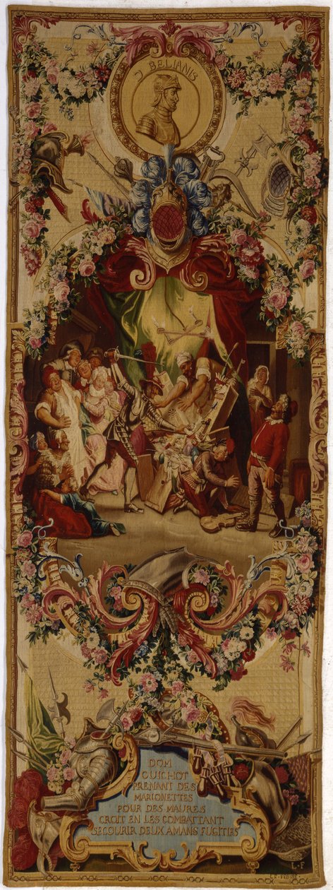 Regence Gobelins gobeläng med berättelsen om Don Quijote, 1717-18 av French School