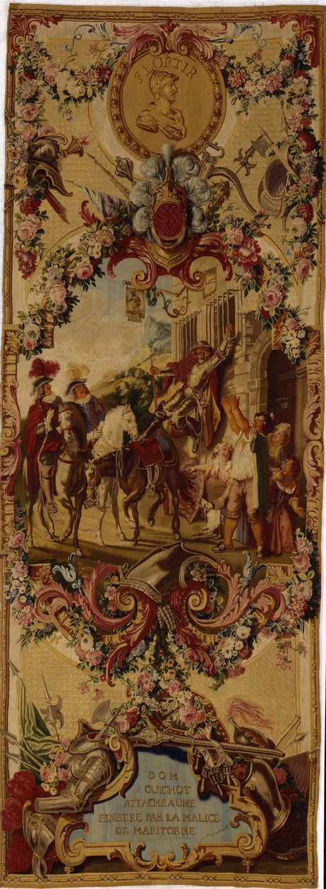 Regence Gobelins gobeläng med berättelsen om Don Quijote, 1717-18 av French School