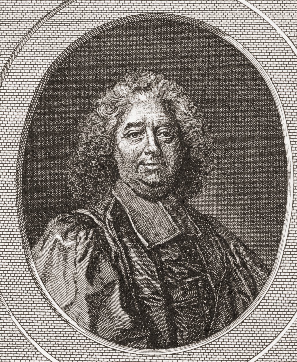 René Pucelle, 1655 -1745. Fransk magistrat och abbot av Saint Leonard Corbigny. Från Les Heures Libres publicerad 1908. av French School