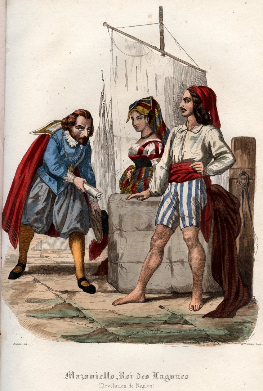 Revolt mot det spanska habsburgska styret i Neapel 1647 av French School