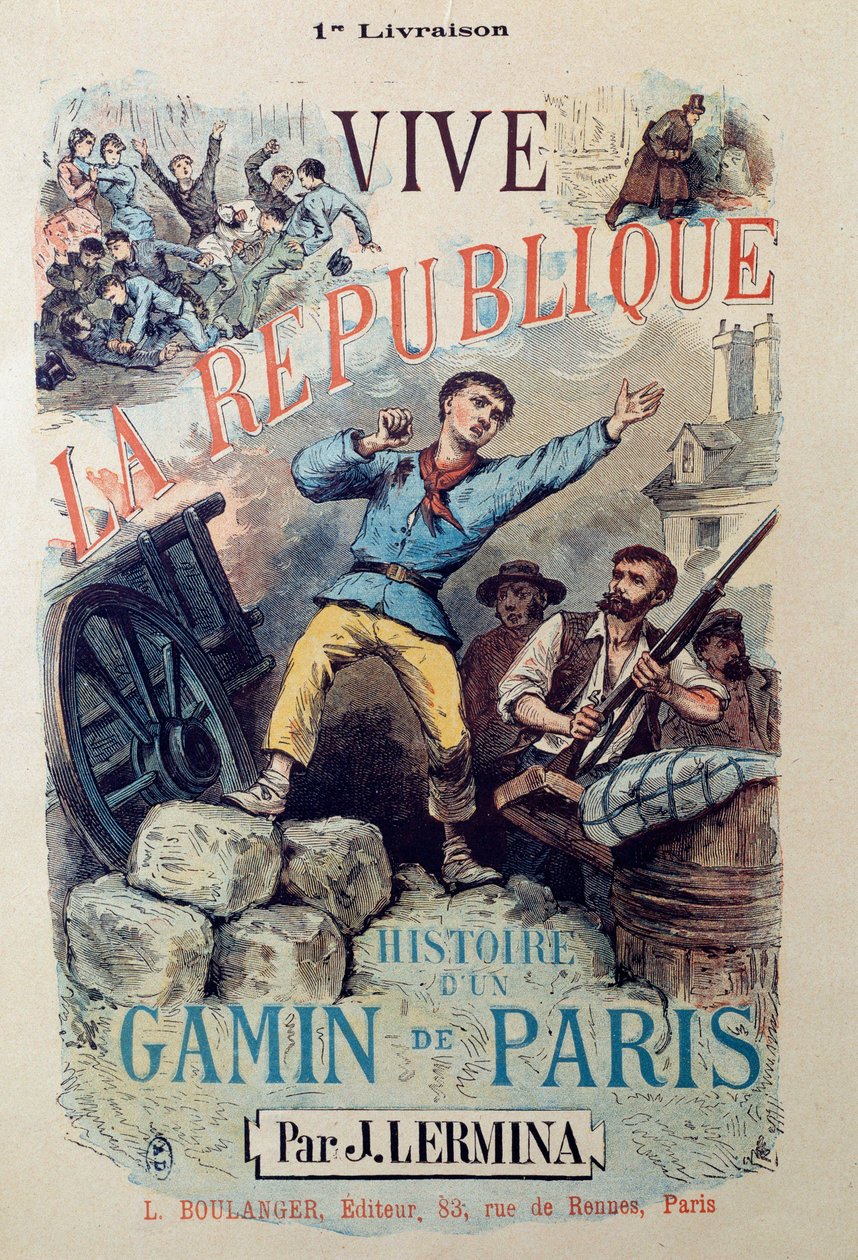 Revolutionen 1848: omslag till boken "Vive la republique, histoire d